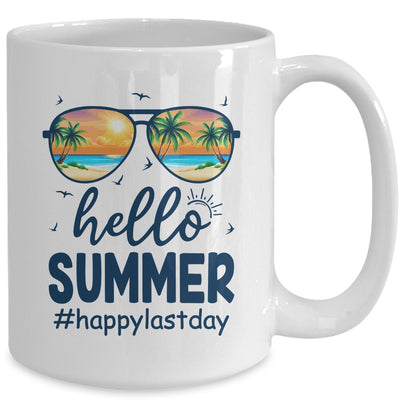 Hello Summer Happy Last Day Of School Teacher Student Mug | teecentury