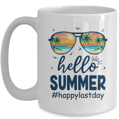 Hello Summer Happy Last Day Of School Teacher Student Mug | teecentury