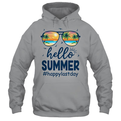 Hello Summer Happy Last Day Of School Teacher Student Shirt & Tank Top | teecentury