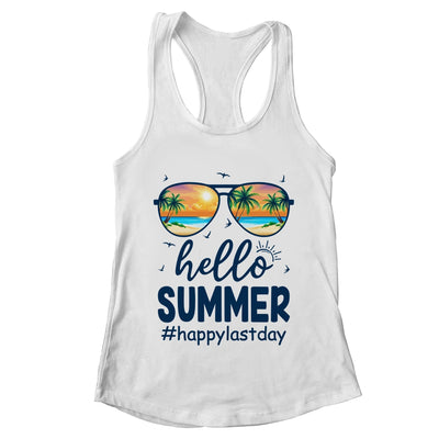 Hello Summer Happy Last Day Of School Teacher Student Shirt & Tank Top | teecentury