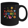 Hello Summer Happy Last Day School Summer Vacation For Kids Mug | teecentury