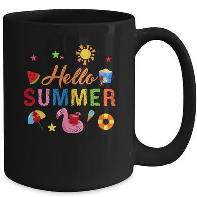 Hello Summer Happy Last Day School Summer Vacation For Kids Mug | teecentury