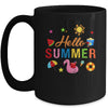 Hello Summer Happy Last Day School Summer Vacation For Kids Mug | teecentury