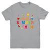 Hello Summer Happy Last Day School Summer Vacation For Kids Youth Shirt | teecentury