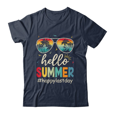Hello Summer Happy Summer Vacation Retro Beach Men Women Shirt & Tank Top | teecentury