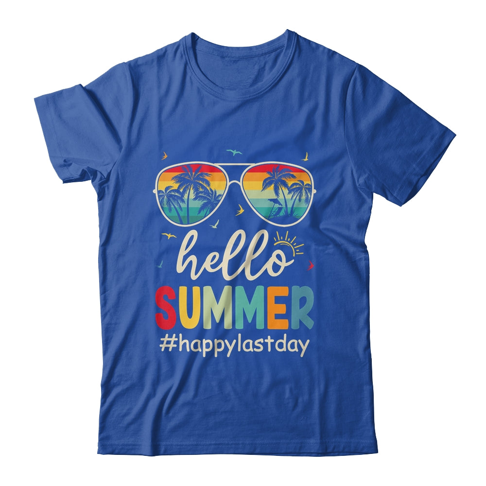 Hello Summer Happy Summer Vacation Retro Beach Men Women Shirt & Tank Top | teecentury