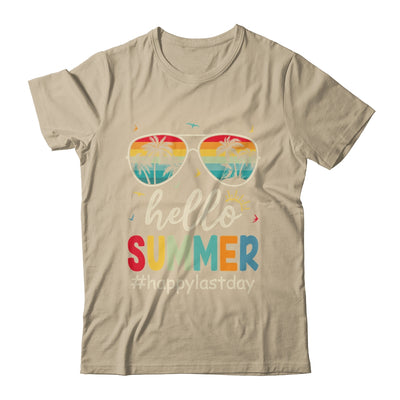 Hello Summer Happy Summer Vacation Retro Beach Men Women Shirt & Tank Top | teecentury