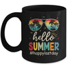 Hello Summer Happy Summer Vacation Retro Beach Men Women Mug | teecentury