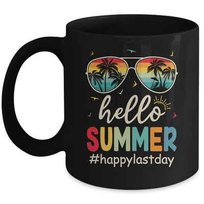 Hello Summer Happy Summer Vacation Retro Beach Men Women Mug | teecentury