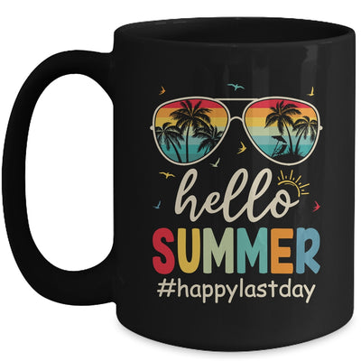 Hello Summer Happy Summer Vacation Retro Beach Men Women Mug | teecentury