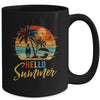 Hello Summer Retro Beach Vacation Family Matching Men Women Mug | teecentury