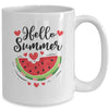 Hello Summer Watermelon Vacation Season Beach Summer Mug | teecentury