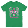 Hello Ten Double Digits Pink Coquette Bow 10th Birthday Girl Youth Shirt | teecentury