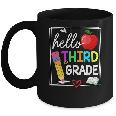 Hello Third Grade Team 3rd Grade Back To School Teacher Kids Mug | teecentury