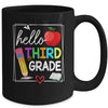 Hello Third Grade Team 3rd Grade Back To School Teacher Kids Mug | teecentury