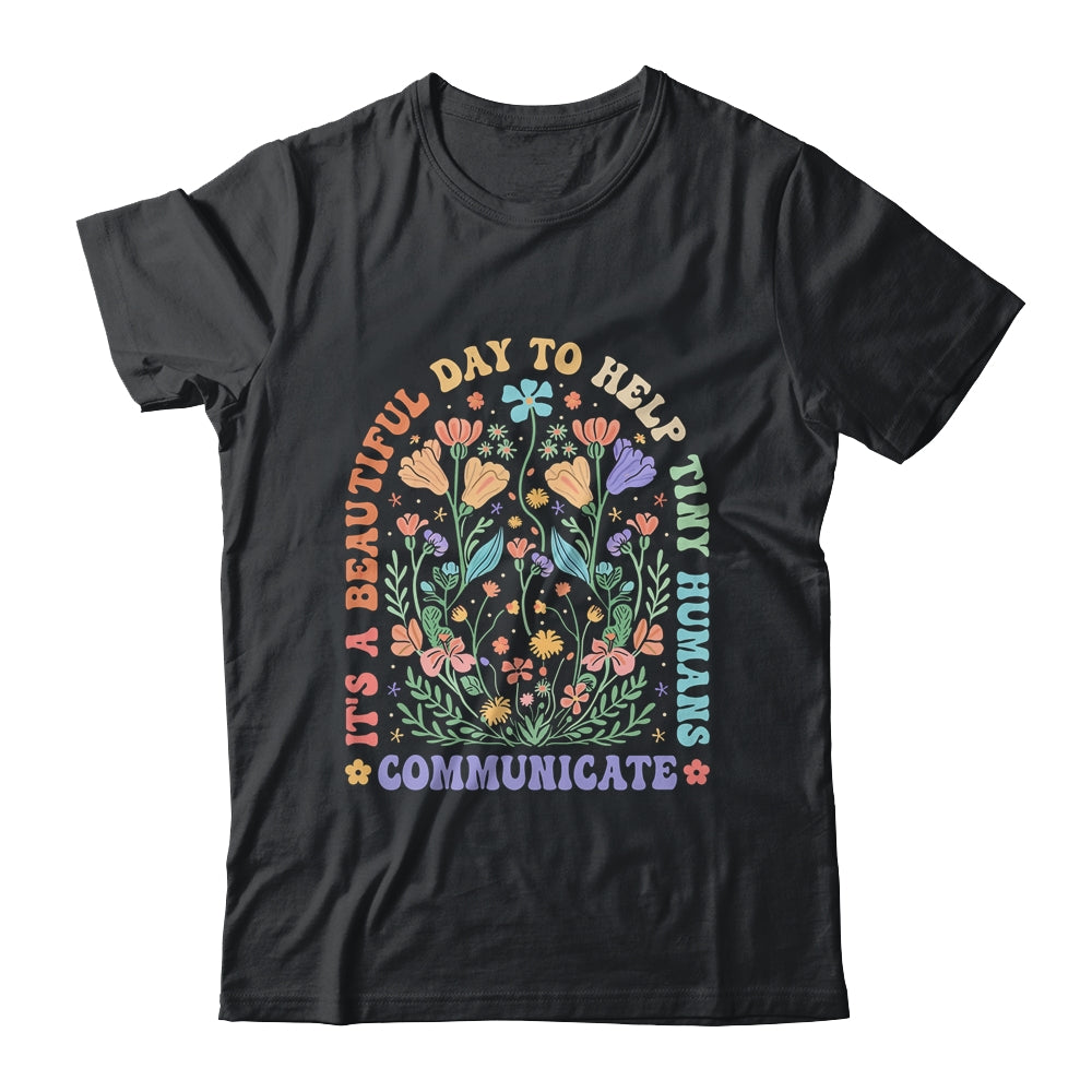 Help Tiny Humans Communicate Speech Language Pathologist SLP Shirt & Tank Top | teecentury
