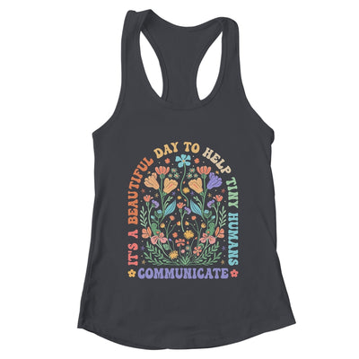 Help Tiny Humans Communicate Speech Language Pathologist SLP Shirt & Tank Top | teecentury