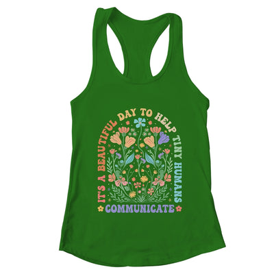 Help Tiny Humans Communicate Speech Language Pathologist SLP Shirt & Tank Top | teecentury