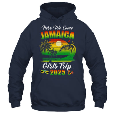 Here We Come 2025 Jamaica Girls Trip Summer Vacation Funny Shirt & Tank Top | teecentury