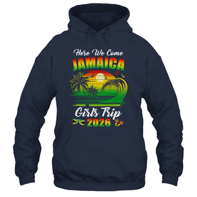 Here We Come 2026 Jamaica Girls Trip Summer Vacation Funny Shirt & Tank Top | teecentury
