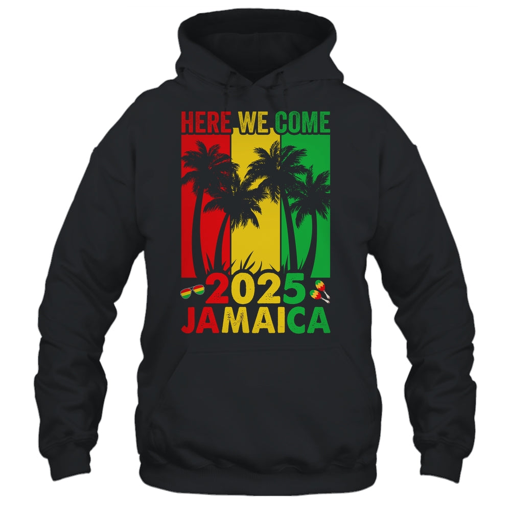Here We Come Matching Family Vacation Trip Jamaica 2025 Shirt & Tank Top | teecentury