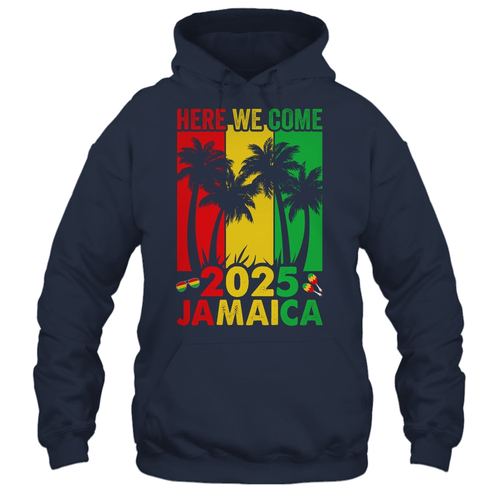 Here We Come Matching Family Vacation Trip Jamaica 2025 Shirt & Tank Top | teecentury