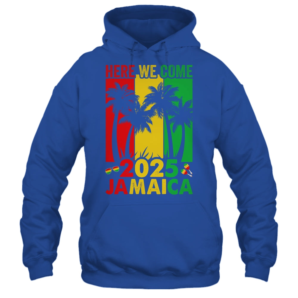 Here We Come Matching Family Vacation Trip Jamaica 2025 Shirt & Tank Top | teecentury