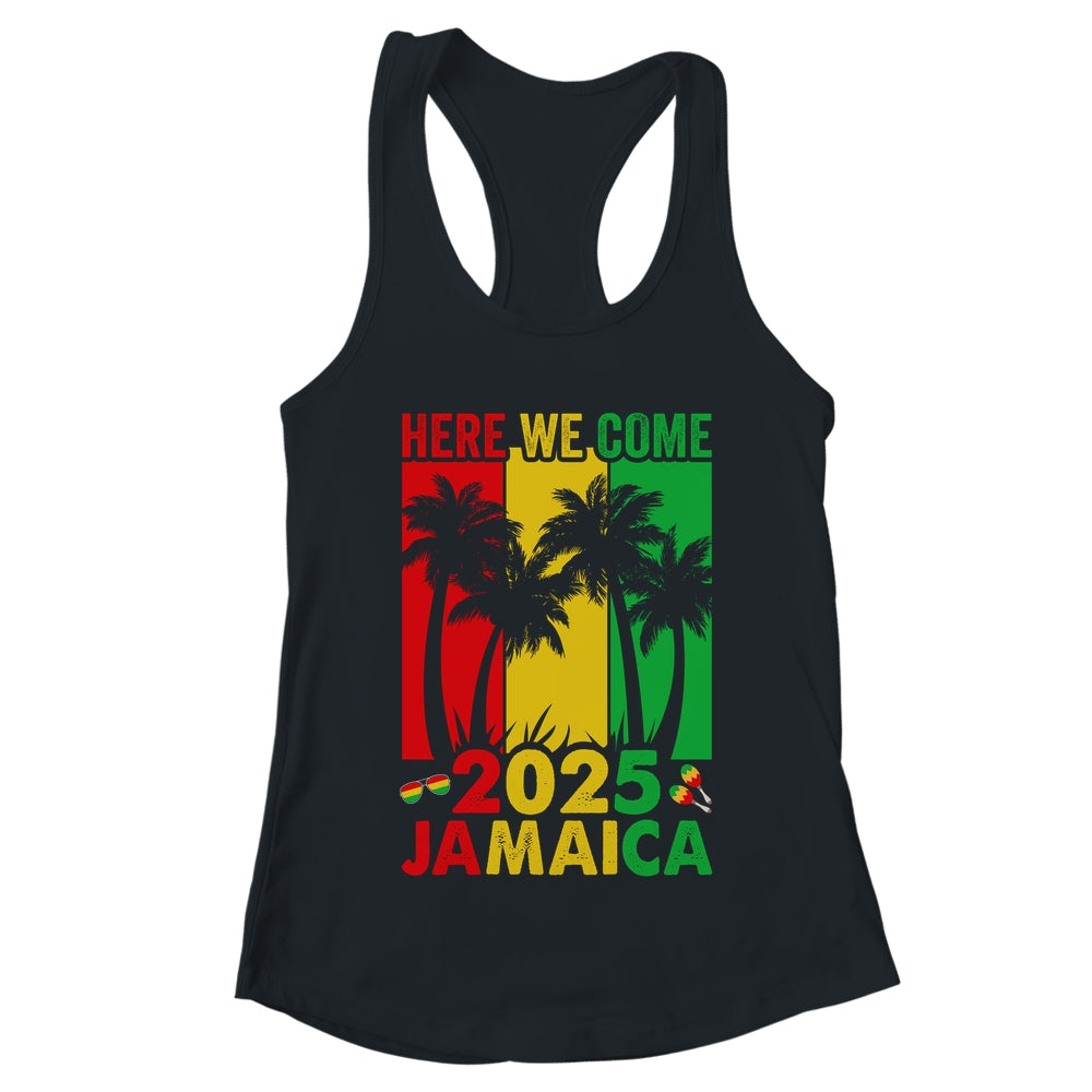 Here We Come Matching Family Vacation Trip Jamaica 2025 Shirt & Tank Top | teecentury