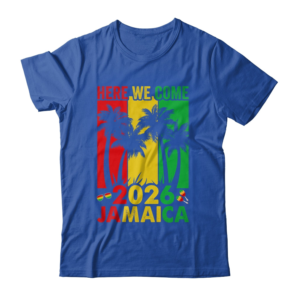 Here We Come Matching Family Vacation Trip Jamaica 2026 Shirt & Tank Top | teecentury