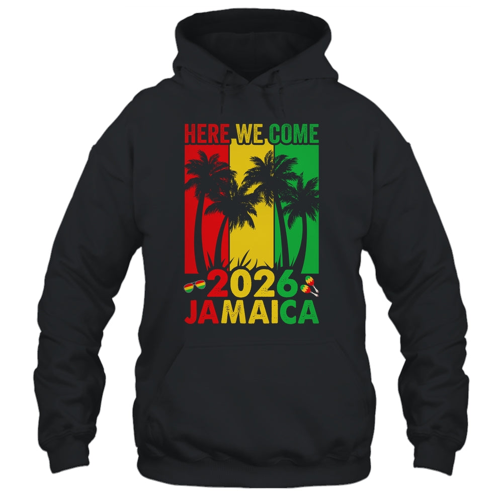 Here We Come Matching Family Vacation Trip Jamaica 2026 Shirt & Tank Top | teecentury