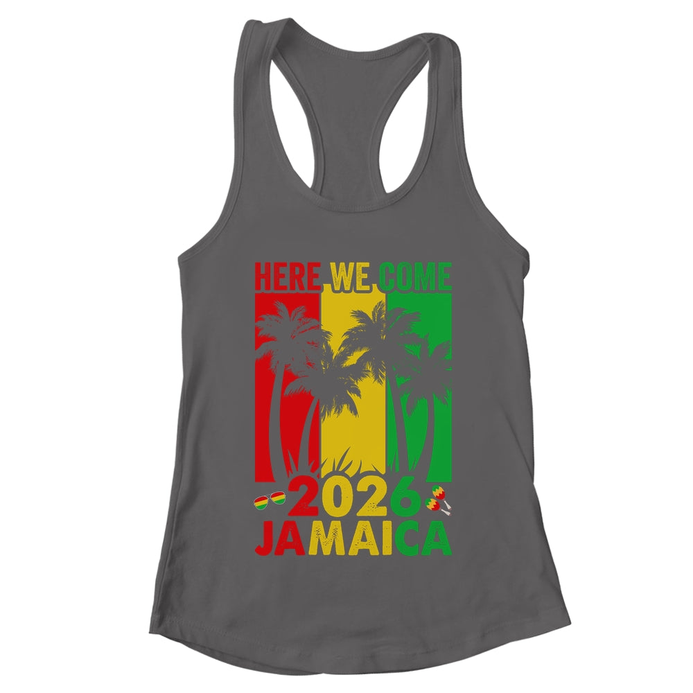 Here We Come Matching Family Vacation Trip Jamaica 2026 Shirt & Tank Top | teecentury