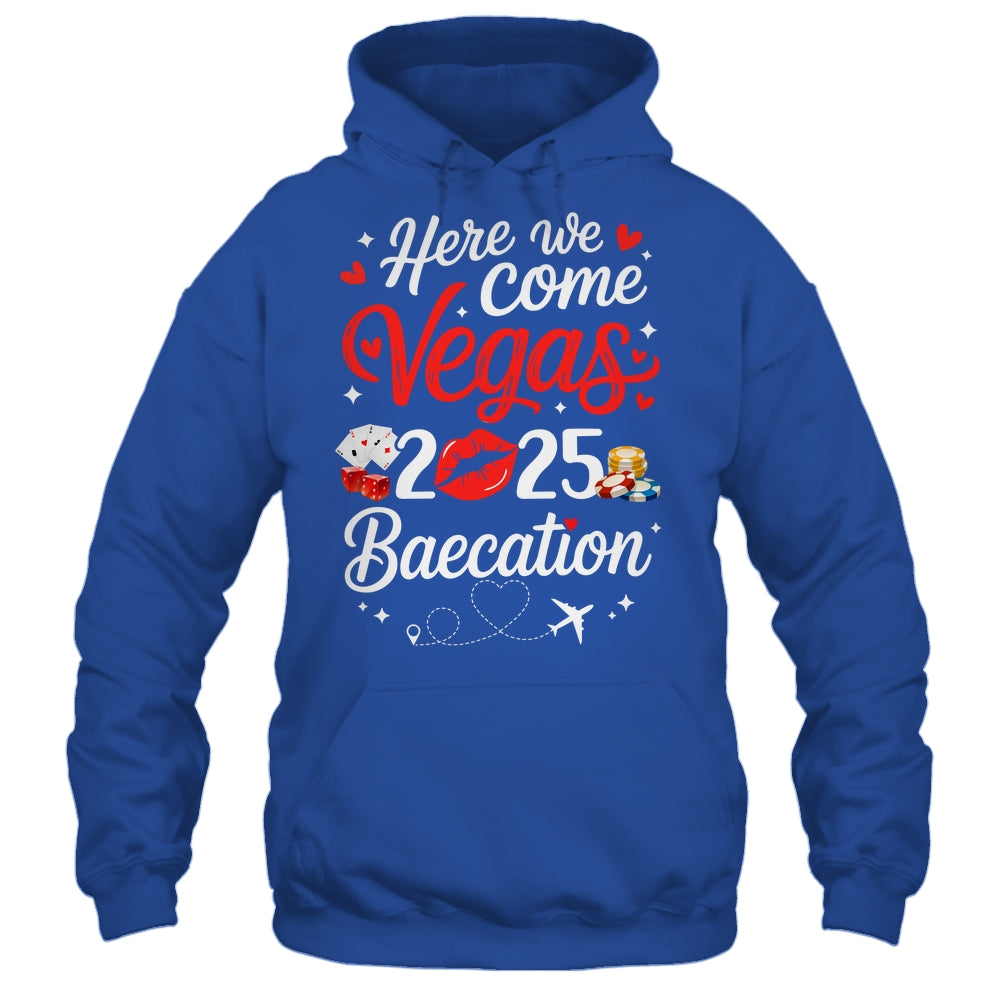 Here We Come Vegas Baecation 2025 Couples Honeymoon Vibes Shirt & Tank Top | teecentury