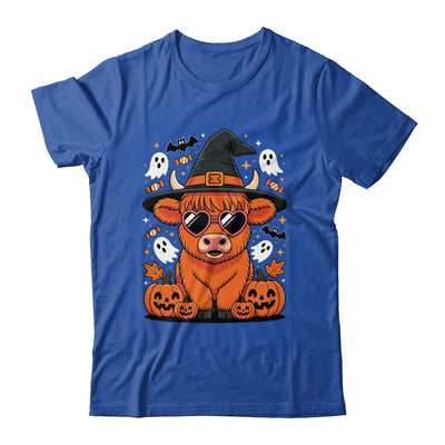 Highland Cow Halloween Pumpkin Funny Spooky Autumn Shirt & Hoodie | teecentury