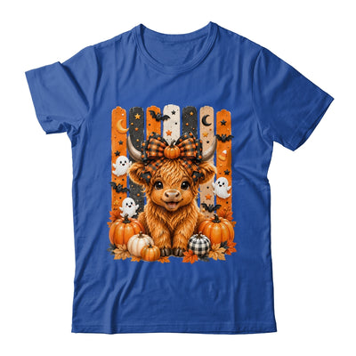 Highland Cow Halloween Spooky Fall Cow Pumpkins Bows Ghosts Shirt & Hoodie | teecentury