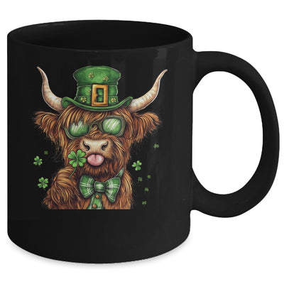 Highland Cow St. Patrick's Day Retro Coquette St Patty's Day Mug | teecentury