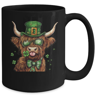 Highland Cow St. Patrick's Day Retro Coquette St Patty's Day Mug | teecentury