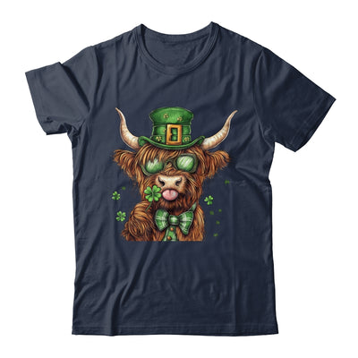 Highland Cow St. Patrick's Day Retro Coquette St Patty's Day Shirt & Sweatshirt | teecentury