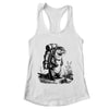 Hiking River Otter Backpacking Animals Funny Men Women Shirt & Tank Top | teecentury