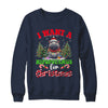 Hippo Xmas Tree Lights I Want A Hippopotamus For Christmas Shirt & Sweatshirt | teecentury