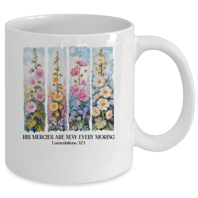 His Mercies Are New Every Morning Christian Bible Religious Mug | teecentury