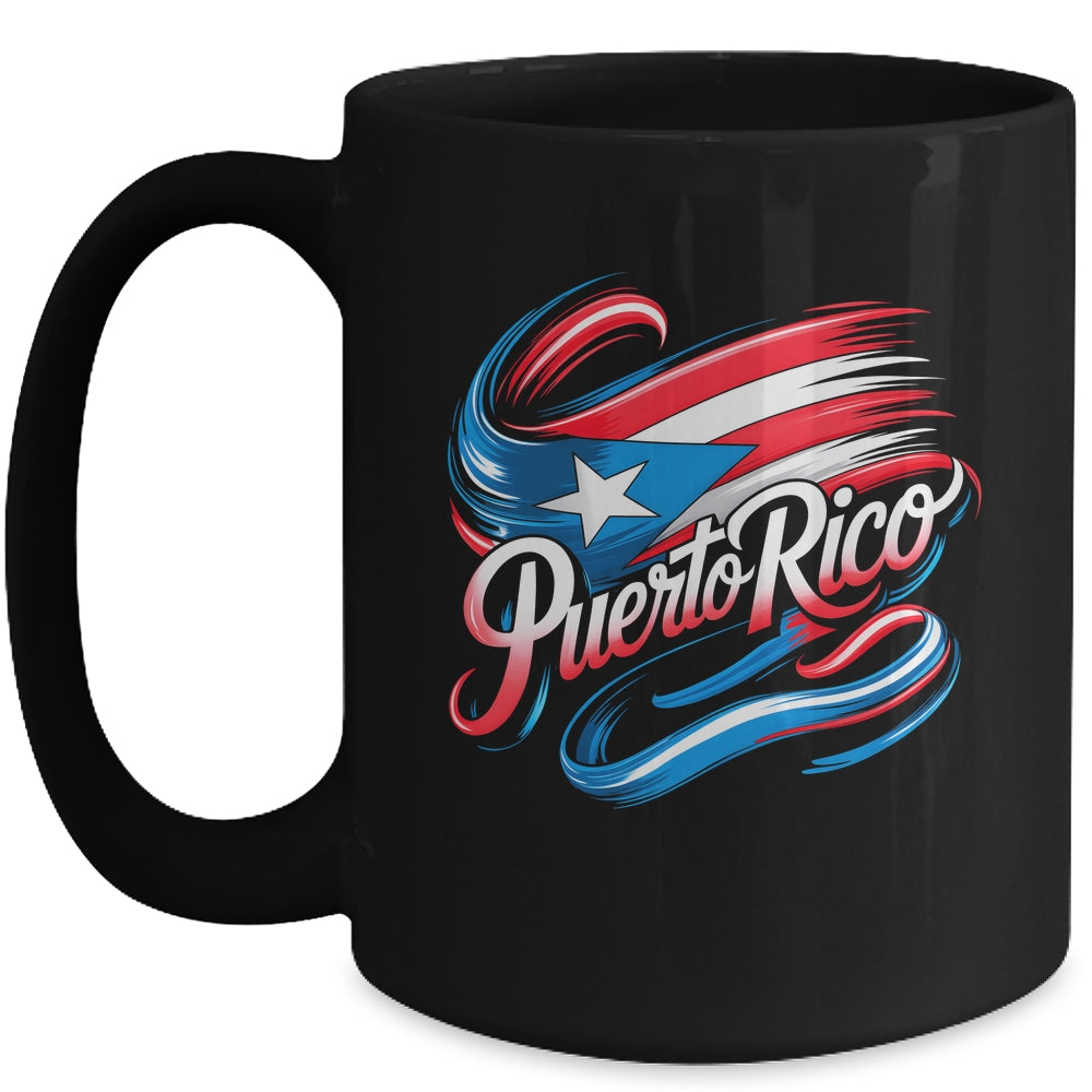 Hispanic Boricua Rica Puerto Rican Puerto Rico Flag Heritage Mug | teecentury