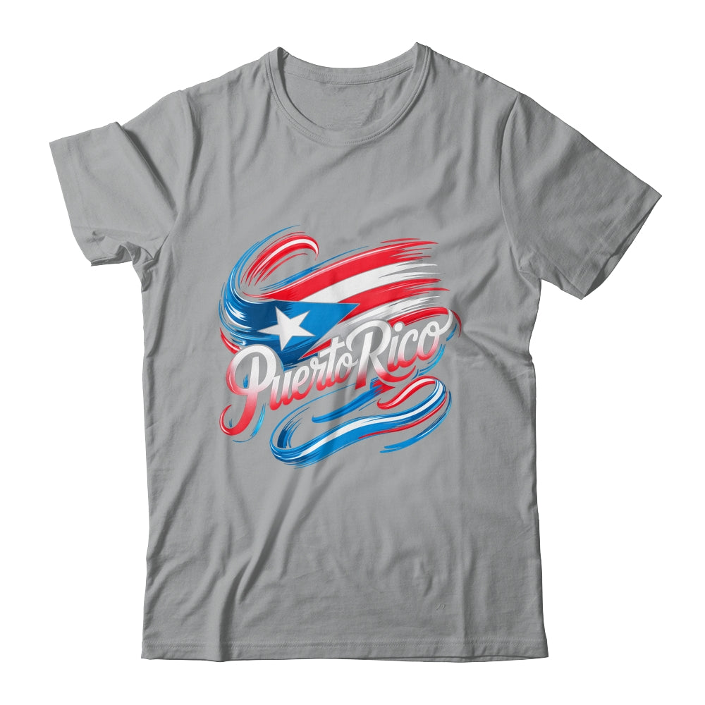 Hispanic Boricua Rica Puerto Rican Puerto Rico Flag Heritage Shirt & Tank Top | teecentury