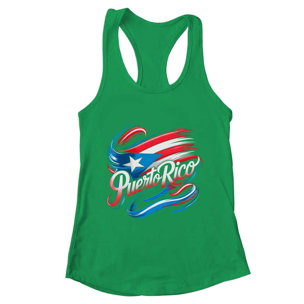 Hispanic Boricua Rica Puerto Rican Puerto Rico Flag Heritage Shirt & Tank Top | teecentury