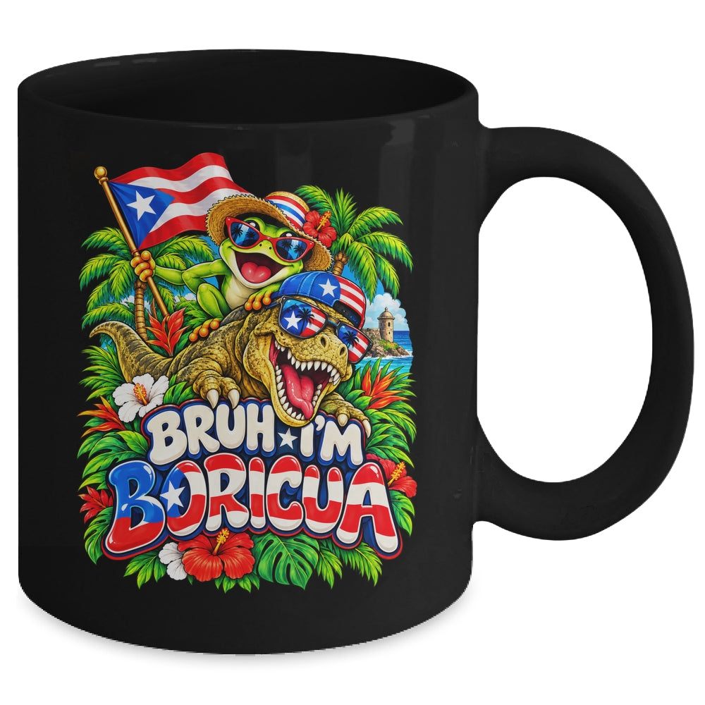 Hispanic Heritage Month Boricua Boys Girls Puerto Rico Kids Mug | teecentury