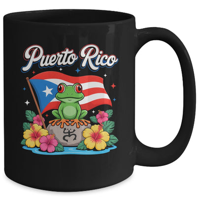 Hispanic Heritage Month Puerto Rico Coqui Frog Taino Symbol Mug | teecentury
