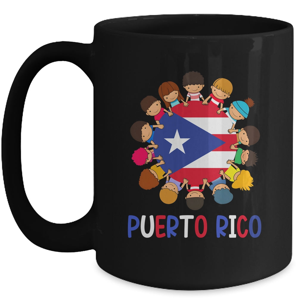 Hispanic Heritage Month Puerto Rico Rican Kids Boys Girls Mug | teecentury