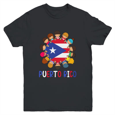 Hispanic Heritage Month Puerto Rico Rican Kids Boys Girls Youth Shirt | teecentury