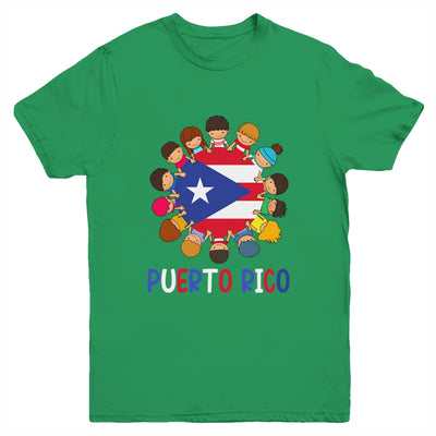 Hispanic Heritage Month Puerto Rico Rican Kids Boys Girls Youth Shirt | teecentury