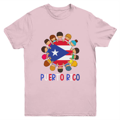 Hispanic Heritage Month Puerto Rico Rican Kids Boys Girls Youth Shirt | teecentury