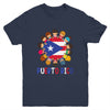 Hispanic Heritage Month Puerto Rico Rican Kids Boys Girls Youth Shirt | teecentury